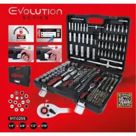 Ks Tools - Gola sada 1/4"+3/8"+1/2" 255ks