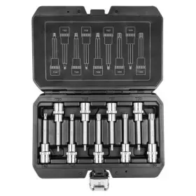 NEO - Sada vnútorných skrutkovacích bitov TORX 1/2" 100mm 9ks