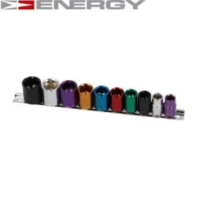 ENERGY - Nadstavec šesťhranný krátky 10-19mm 3/8" 10ks