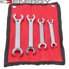 ENERGY - Polootvorené očkové kľúče na brzdové vedenia 4ks