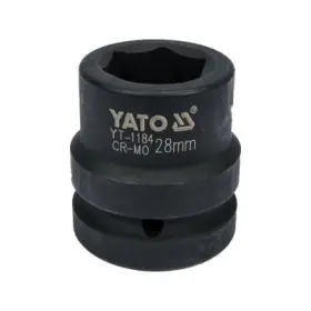 Yato - Nadstavec rázový šesťhranný krátky 1" 28mm