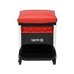 Yato - Dielenské sedadlo s dvoma zásukami