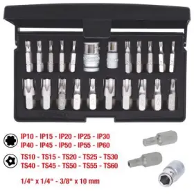 Ks Tools - Nástrčkový nádstavec TORX 1/4" 22ks