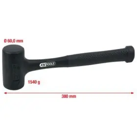 Ks Tools - Kladivo s mäkkým čelom bez späteného rázu 1250g