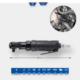Brilliant - Pneumatická račňa 3/8" 35Nm