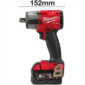 Milwaukee - uťahovák 18V 1/2" 745Nm s 2ks AKU 5Ah