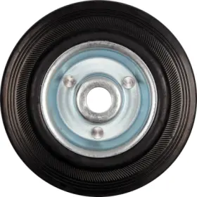 Vorel - Koliesko gumové čierne 150kg 200/44mm priem.20/25x55mm