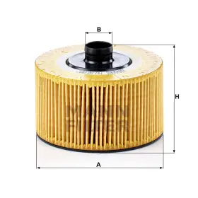 MANN FILTER Olajszűrő HU 10 002 z